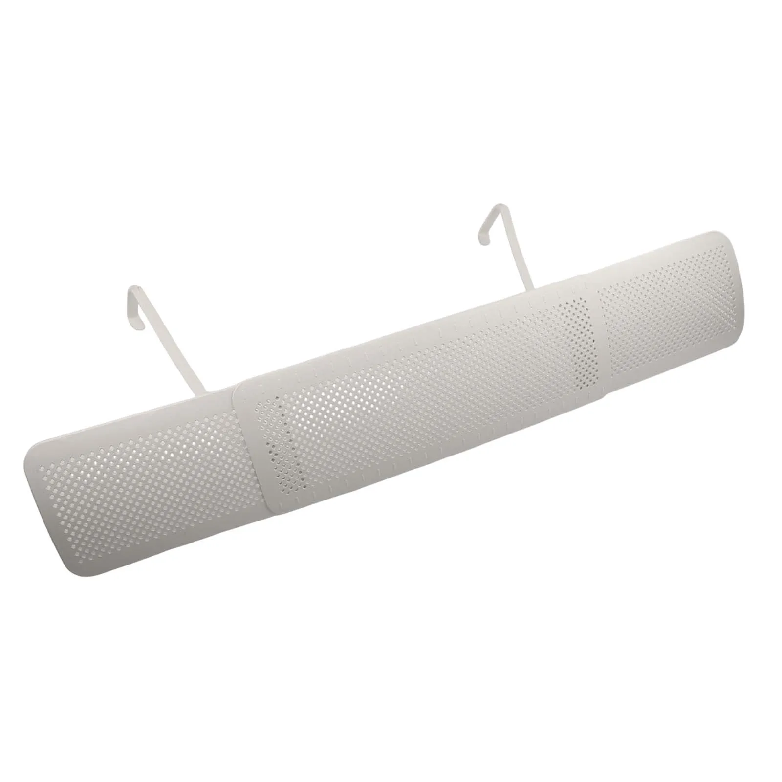 Retractable Air Conditioner Deflector 56-90cm PP White Wall Mounted Baffle For Anti Direct Blowing Windshield Guide Partition