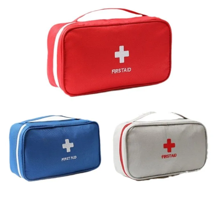Waterproof Small First Aid Kit Portable Travel Hiking Camping Emergency Survival Bag Multi Slot Pill Medicine Storage Case