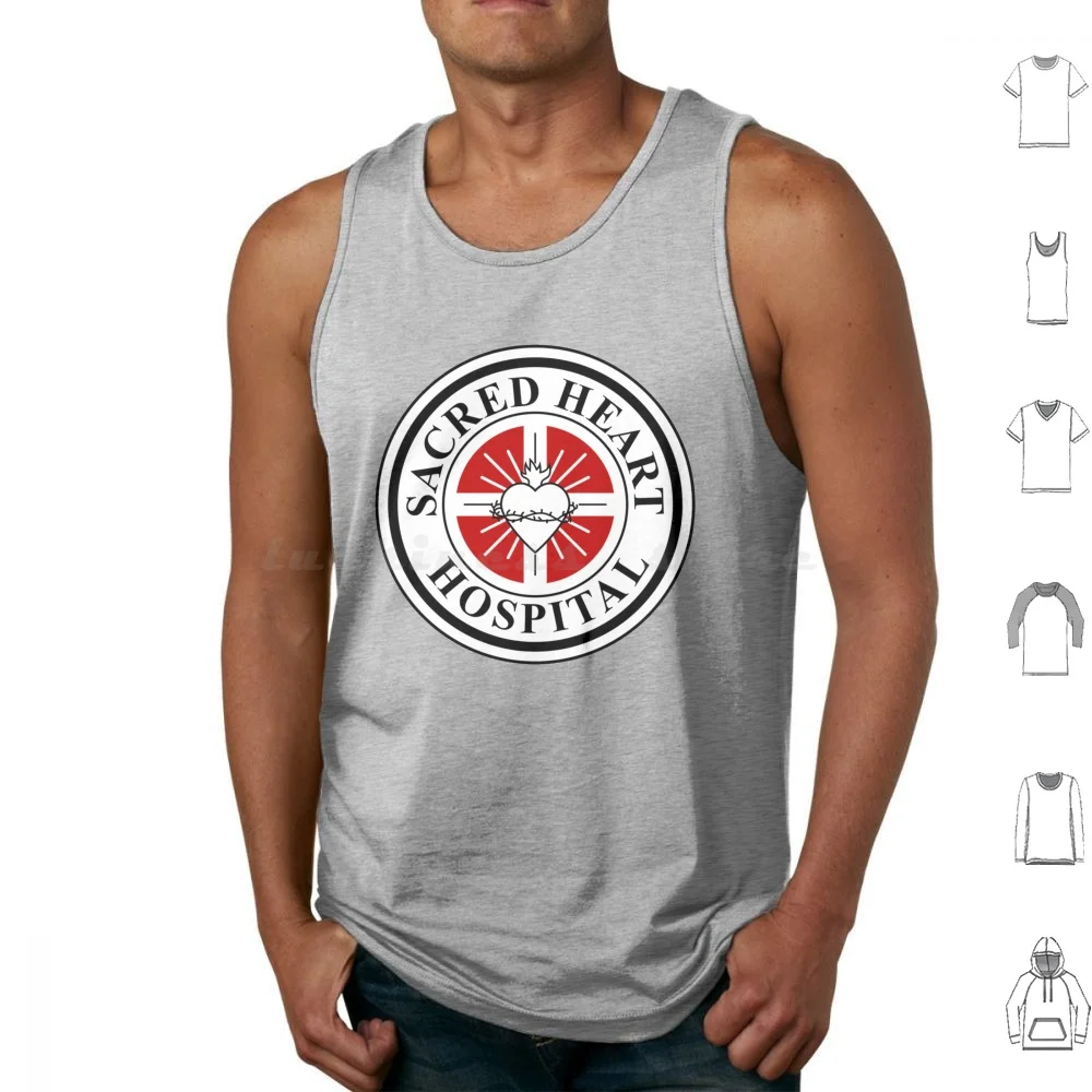 

Майки с принтом Sacred Heart Хлопковые скрабы Sacred Heart Tuck Jd Sacred Heart TV Медсестра Ospedale Sacro Cuore Ospedale
