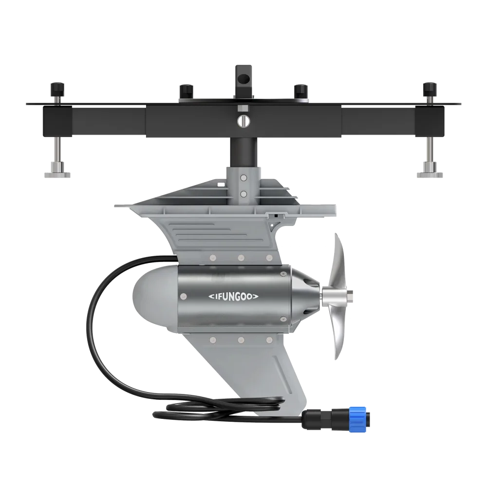 450W High Thrust Brushless Electric Motor Pedal System Remote Watch Control Kayak Boat Propeller 2-4 Person Capacity