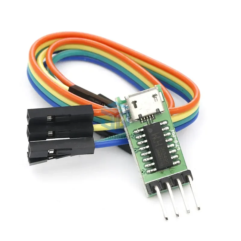 CH340C Micro USB to TTL Serial Port ISP Download Module 5V 3.3V 500ma Replace CH340G CH340T For STM32 51 With DuPont Line