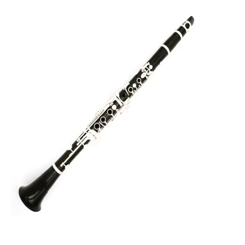 17-key Double-section Rubber Mouthpiece Clarinet Instrument Beginner-level Examination and Performance