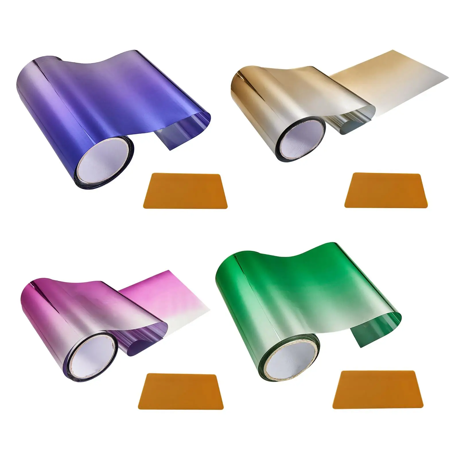 Car Window Sun Visor Strip Tint Film Windshield Solar Protection Film Front Windshield Protect Shade Sticker for Most Cars