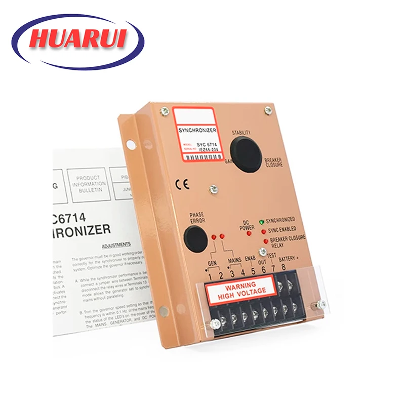 SYC6714 parallel synchronous speed regulating board diesel generator electromechanical regulating board GAC load distributor par