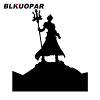 BLKUOPAR Record of Ragnarok Poseidon Car Stickers Personality Waterproof Sunscreen Decal Windows Trunk Windshield Car Styling