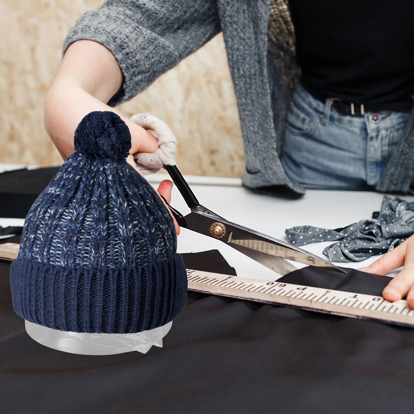 

10 Pcs Plastic Hat Holder Cap Support Stand for Knitted Baseball Hats Anti Deformation Dome Shape Hat Stands Display Rack Home