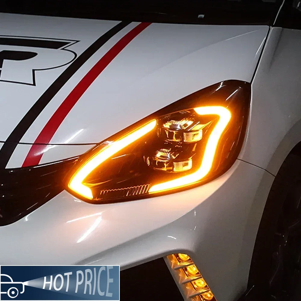 

Для Honda Fit GR9 2021-2024 автомобильные передние фонари, обновленный динамический стример 2, аксессуары для линз проектора, светодиодные автомобильные фары в сборе