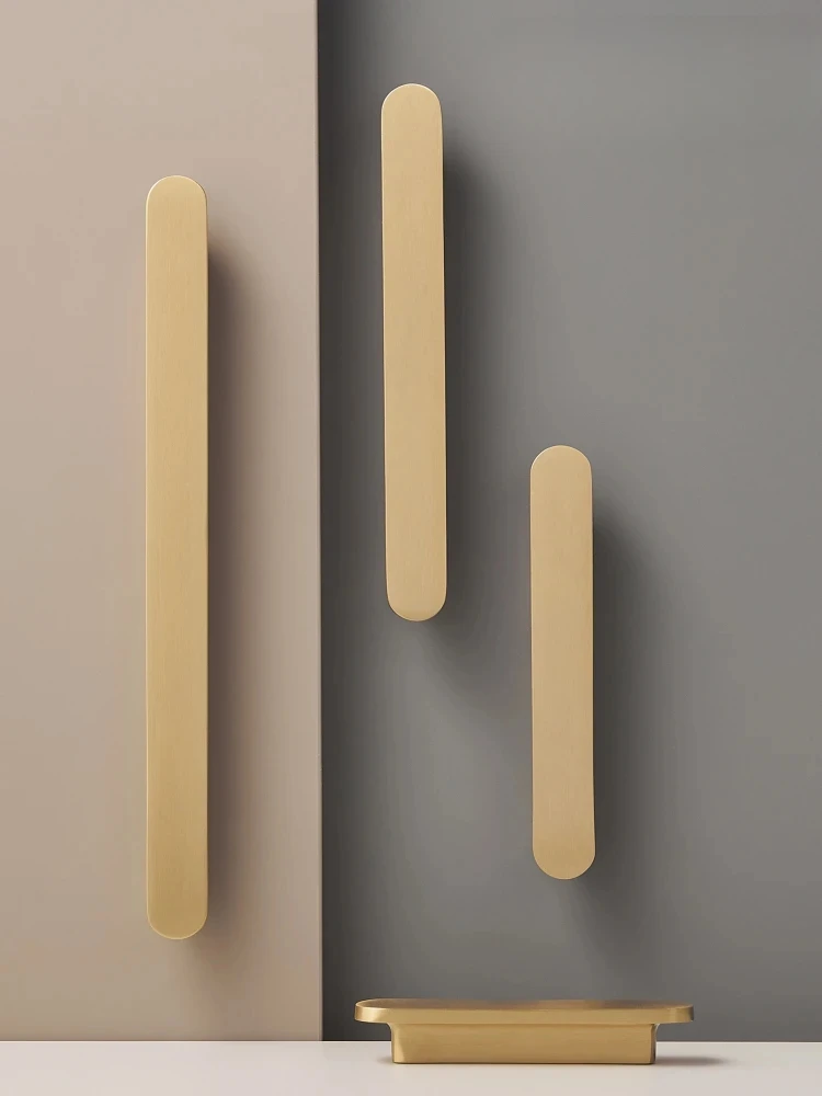 Brass Circular Handles At Both Ends Kitchen Cabinet Doors Drawers Wardrobe Pulls Paired With Round Plain Knobs