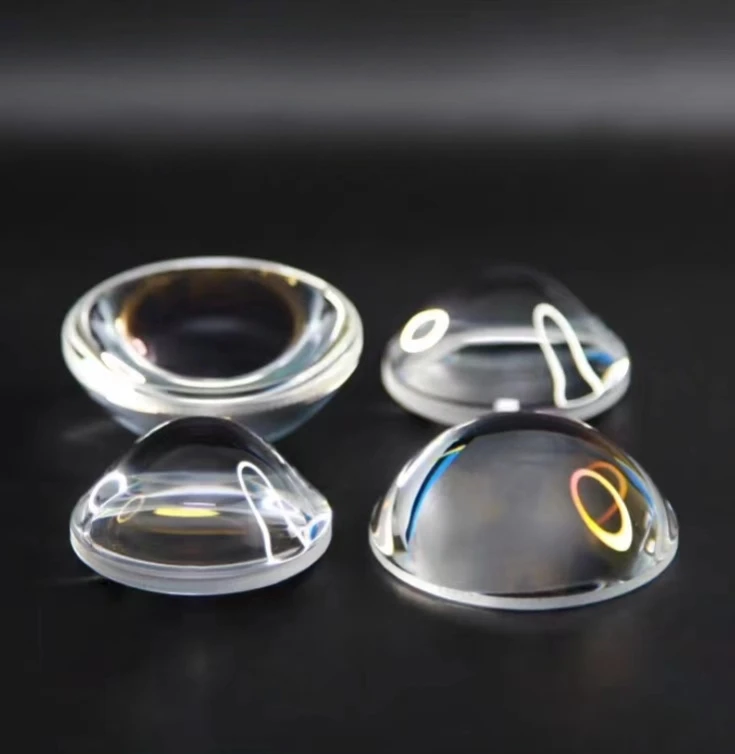 

Aspherical glass optical collimating and focusing lenses in various diameters and focal lengths D=7.5-20mm F=6.6-12mm