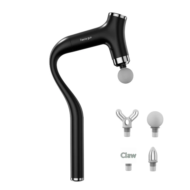 Picture 6: Detachable Elbow Long Handle Fascia Gun Smart Multi-head Muscle Massager Deep Relax Tool for Home Daily Use
