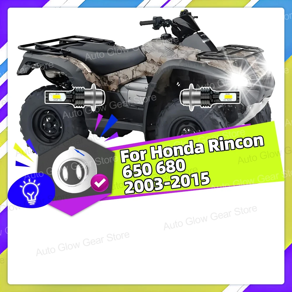 2X H6 Led 6000K Hea…