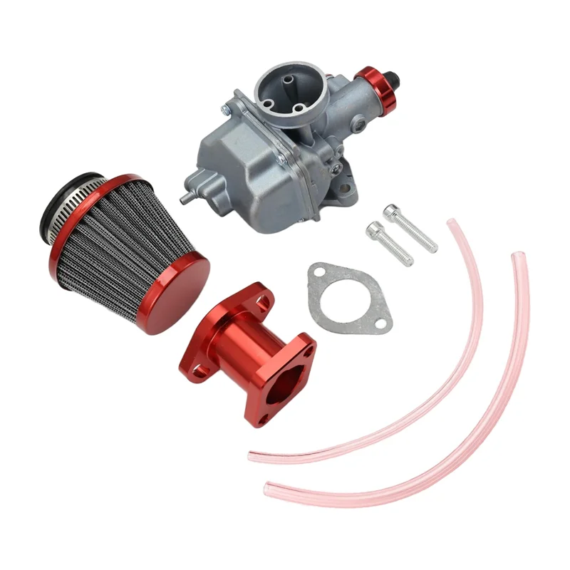 

Адаптируемый комплект карбюратора, воздушный фильтр впускного коллектора двигателя для двигателя VM22 212Cc GX200 6,5 л.с., 196Cc CT200U KT196, мини-мото