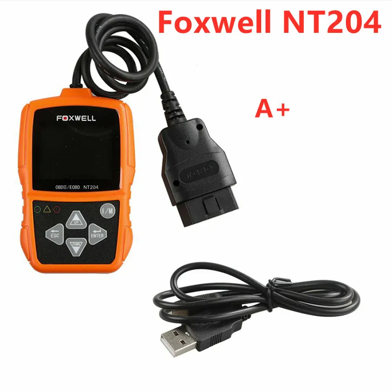 

Best quality FOXWELL NT204 OBD2 CAN Diagnostic Tool Fault Code Reader Multi-languages Available