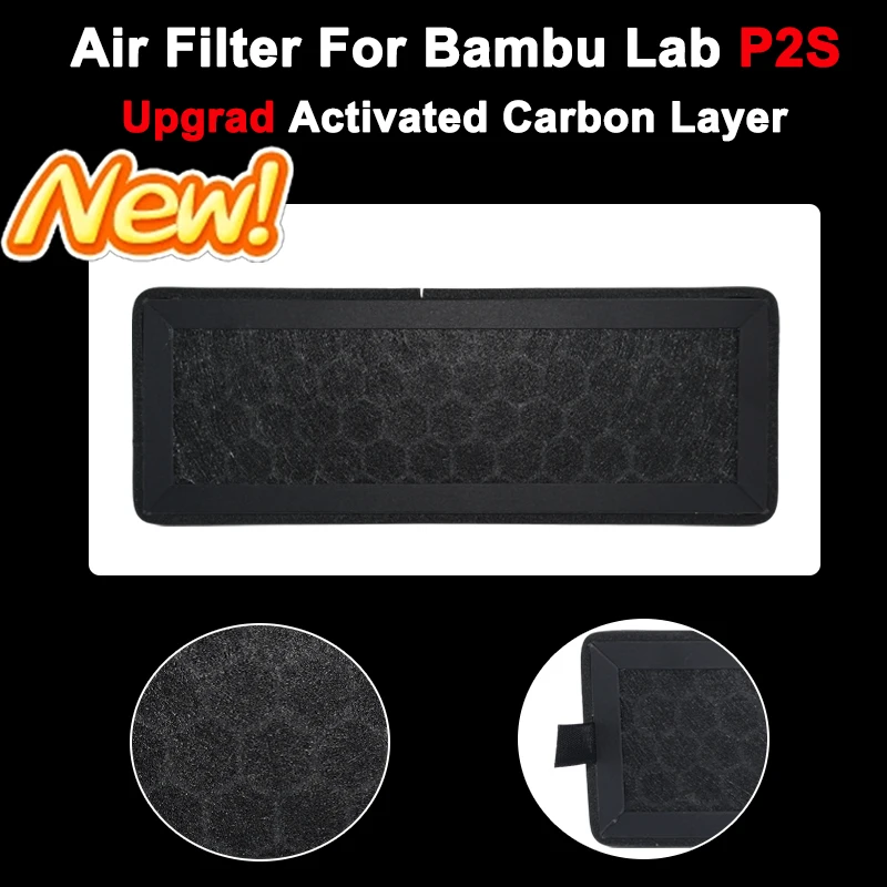 

Upgrade For Bambu Lab P2S Air Purification Filter - Activated Carbon Cartridge for VOC & Odor Elimination