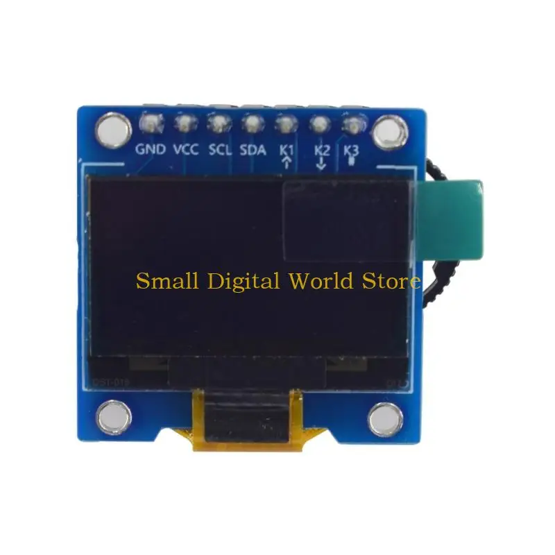 

77UB 128x64 Миниатюрный 0,96-дюймовый модуль ЖК-монитора с поворотным кодированием и тремя позициями для электронного
