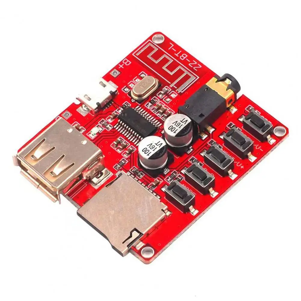 

Audio Receiver Practical Audio-Frequency Input with Card Slot Vehicle-mounted Amplifier Board for Speaker