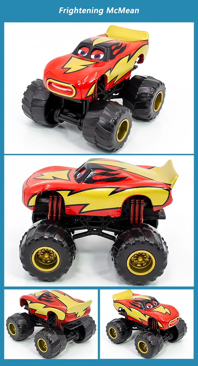 Spielzeugautos Monster Truck Tormentor Mater Frightening McMean Lightning McQueen I-Screamer Wrestler Modell Kinderspielzeugauto – Detail 9