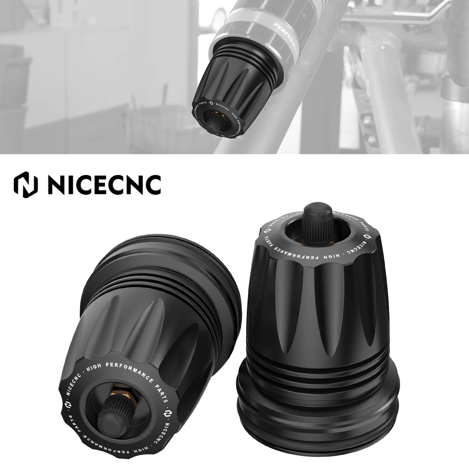 

Shock Nitrogen Reservoir End Caps For Honda Talon 1000R Yamaha Polaris Ranger XP 1000 Can AM Mavericks Kawasaki Arctic Cat