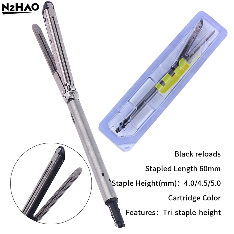 

1 шт., металлический эндоскопический степлер в сборе, степлер для линейной резки, обработка сборки ручки для резки
