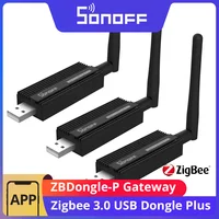 SONOFF ZBDongle-P Zigbee 3,0 USB Dongle Plus puerta de enlace Universal 1/5 Uds ZHA Zigbee2MQTT soporte presolavado dispositivos ZBMicro SNZB