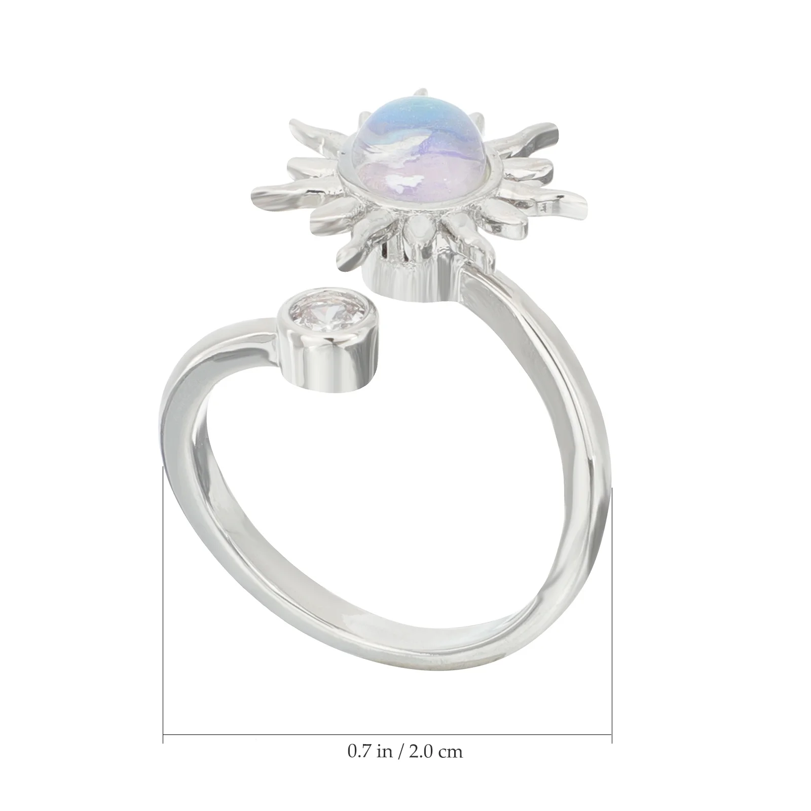 

Sunflower Fidget Ring Open Adjustable Copper Ring Fashion Jewelry Women Wedding Birthday Graduation Gift Sunflower Rings