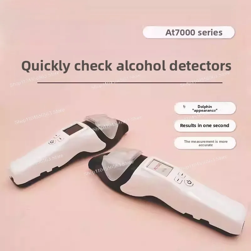 

AT7000 Portable Non-Contact Alcohol Breath Tester, Fuel Cell Tech LCD Display Fast Alcohol Screening Detector