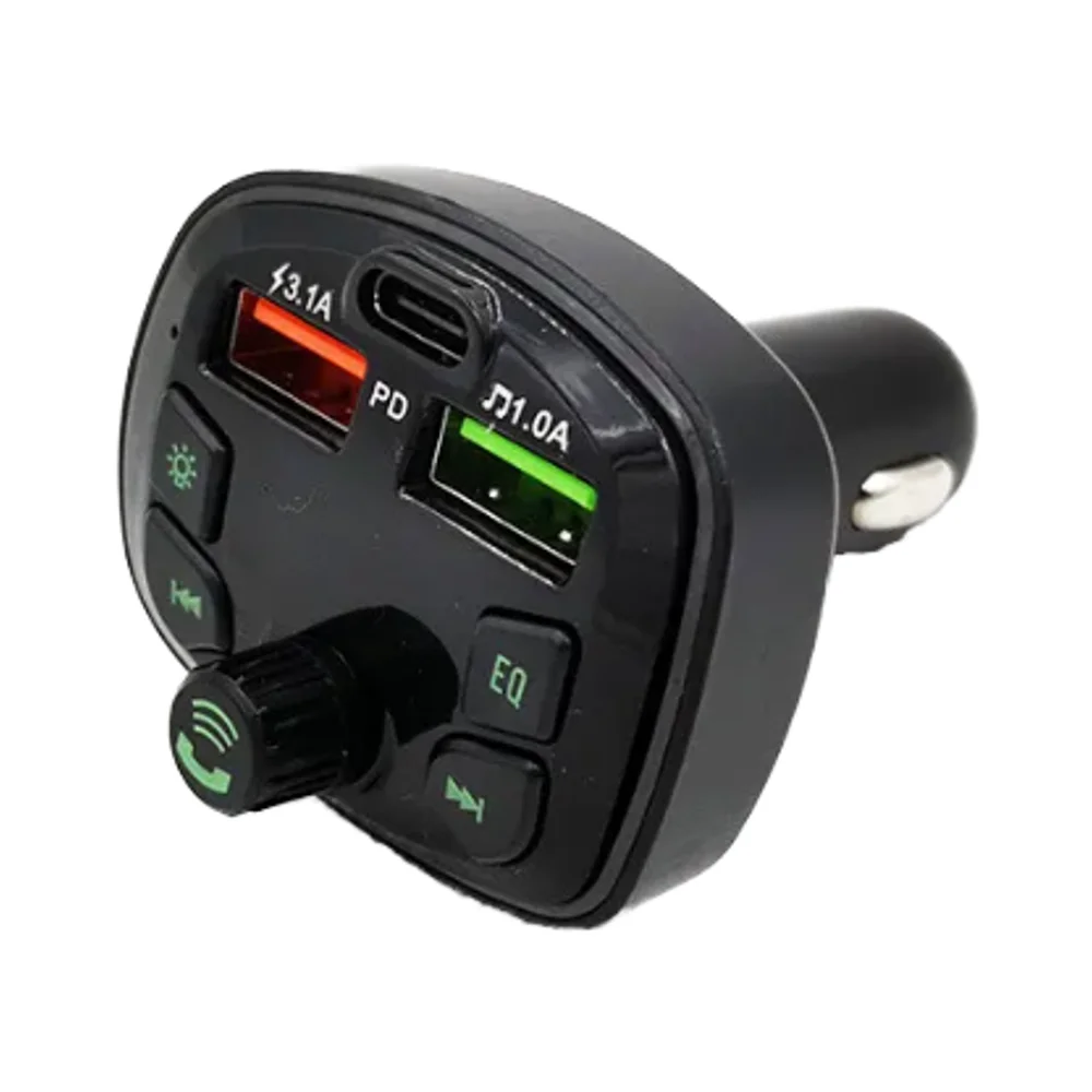 

GlowMart OEM Car Electronics Accessories Car Charger Fast Charging with bluetooth MP3 Player Wireless Car Phone Charger