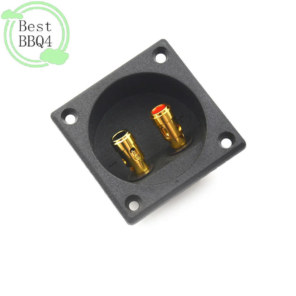 (BBQ4)1PC NEW Speaker Terminal Cup Round Spring Cup Subwoofer Plug Car Stereo Terminal Connector Subwoofers Boxes