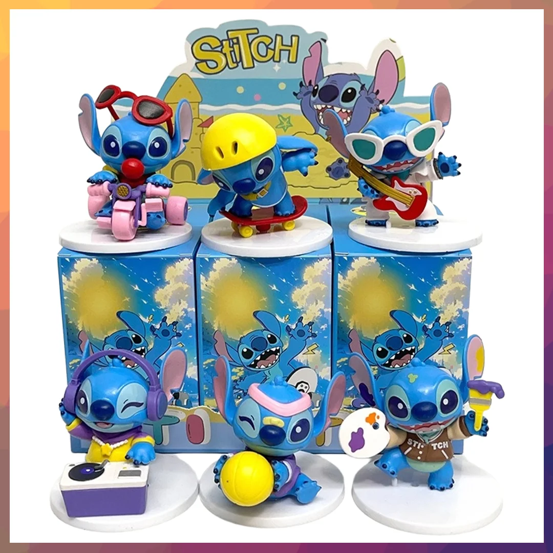 

New Stitch Blind Box Bag Eat Some Thing Before Sleep Series Vinyl Pendant Cute Doll Mystery Box Fluffy Doll Surprise Adult Gift