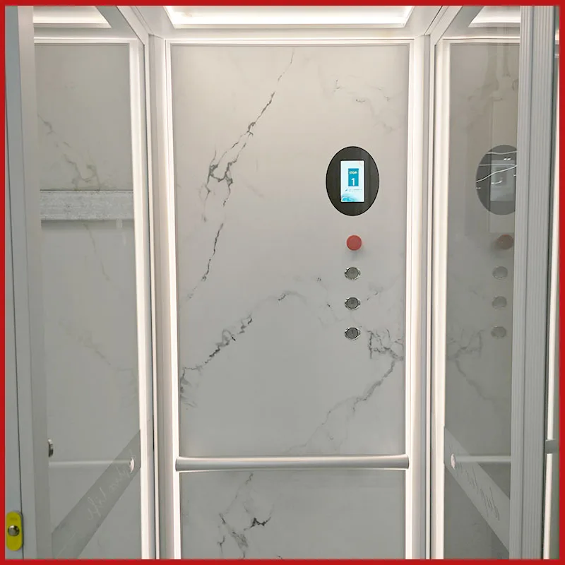 家庭用エレベーター2階、3階、4階対応小型油圧式移動リフト屋内外別荘デュプレックスエレベーター