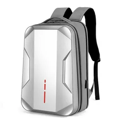 Men Laptop Backpack 17.3''Commuting Business Backpack Plastic Waterproof E-sports Backpack Students Work Hard Shell Computer Bag