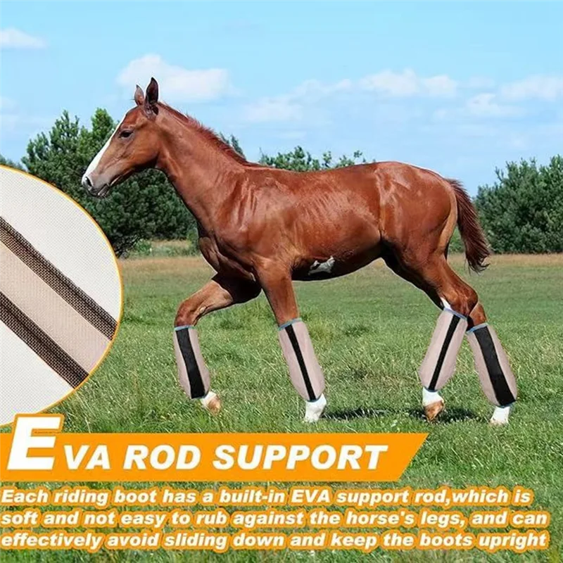ABWE-Leggings para caballos, suministros ecuestres, mallas para caballos, equipo protector antimosquitos, protección para pezuñas, mallas para caballos