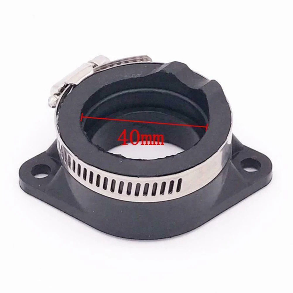 1PC 36mm 40mm Carburetor Intake Manifold Adapter Flange Interface Rubber Boots Motorcycle Replacement Fit For Suzuki GN250