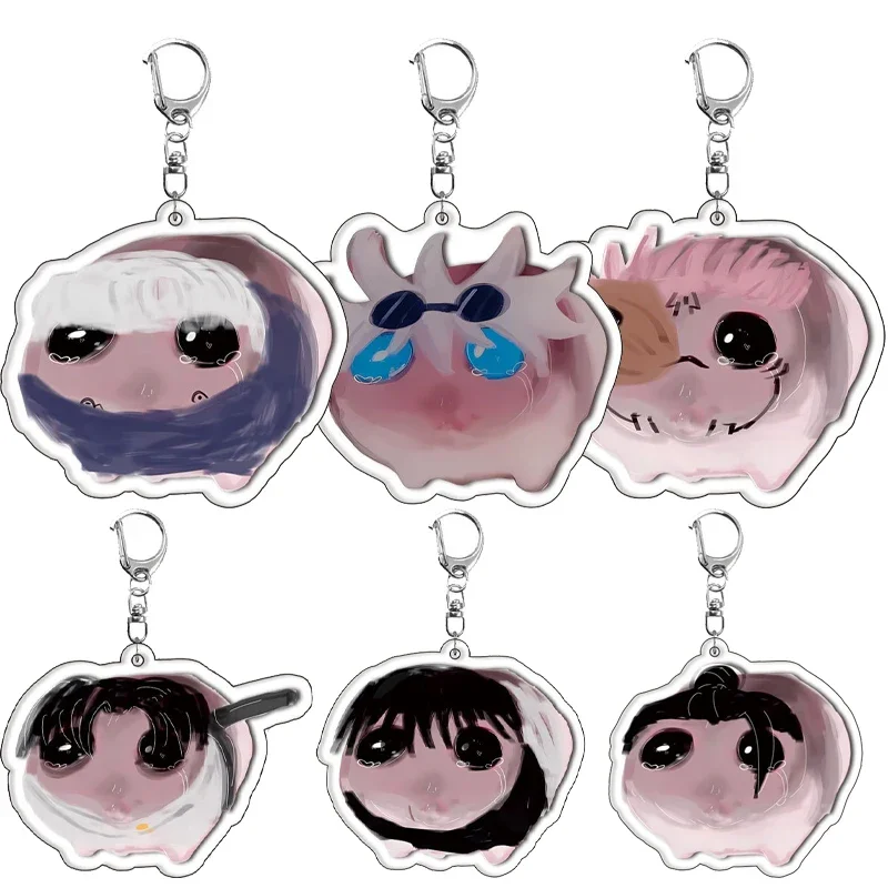 

Забавный кавайный акриловый брелок с принтом хомяка, аксессуары, аниме, мультфильм, креативное кольцо для автомобиля для девочек и мальчиков, подвеска на рюкзак, очаровательный декор