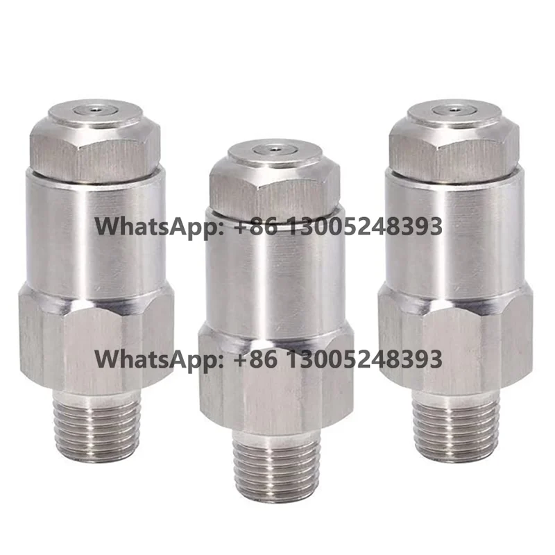 

High Quality 1/4“ 304SS LNN Low Pressure Atomizing Nozzle Humidification Cooling Fine Atomizer Nozzle for Workshops Dust Removal