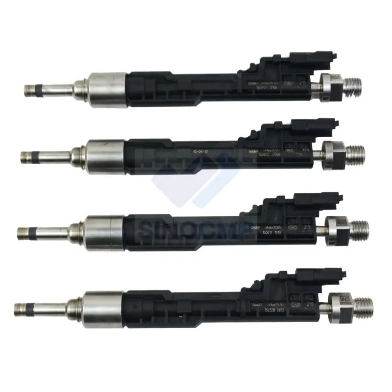 4PC Fuel Injector 13647597870-05 0261500109 For BMW N20 N55 640i 740Li 135i 320i  328i 335i 528i 535i X1 X3 X5 X6 Remanufactured