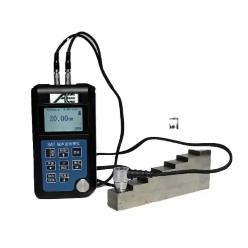 2026/SW7 High Precision Ultrasonic Thickness Gauge Aluminum Steel Cast Iron Pipes PVC Red Copper Glass coating measuring instrum