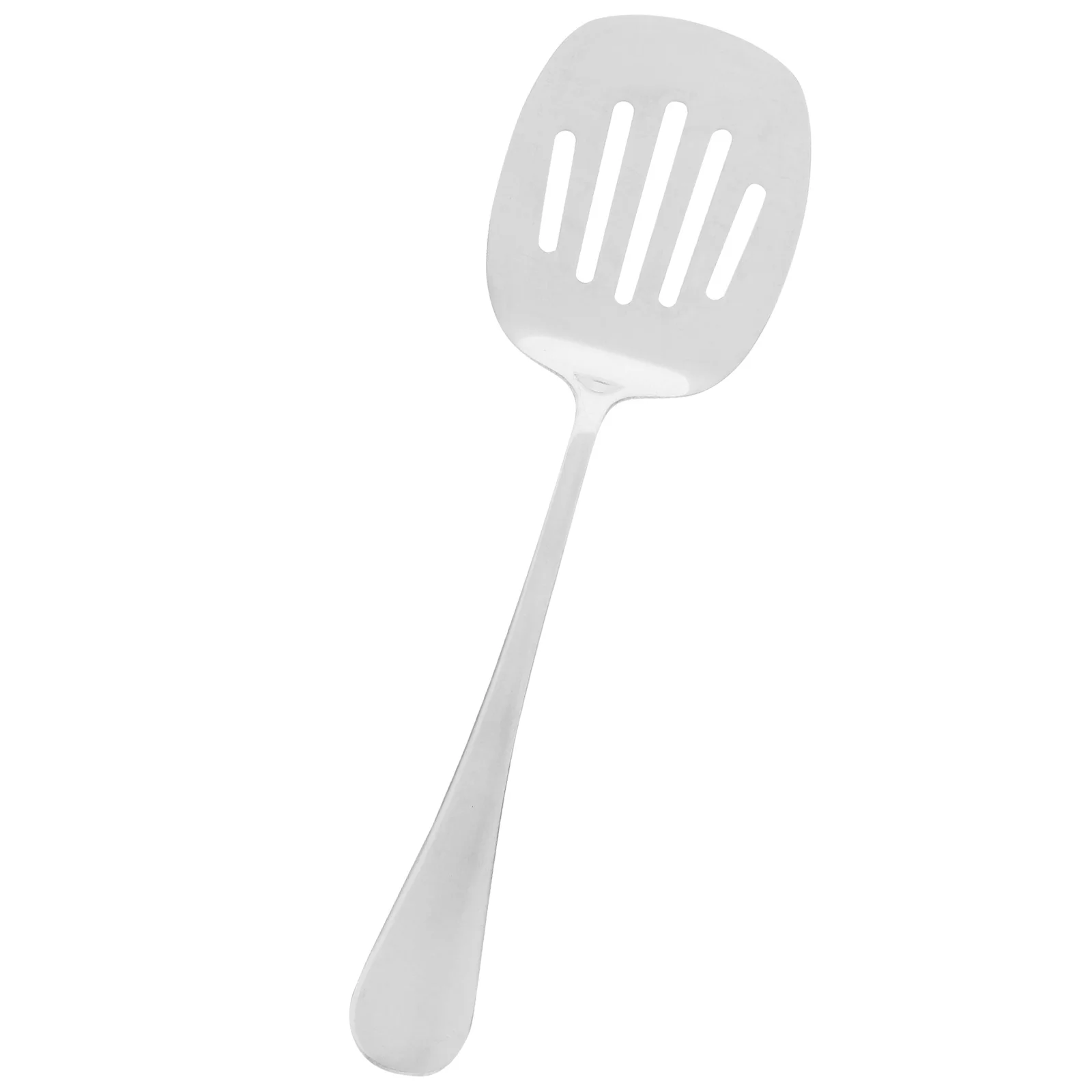 

Stainless Steel Slotted Serving Shovel Kitchen Utensil for Buffets Barbecues Large Size Metal Food Spoon Restaurant