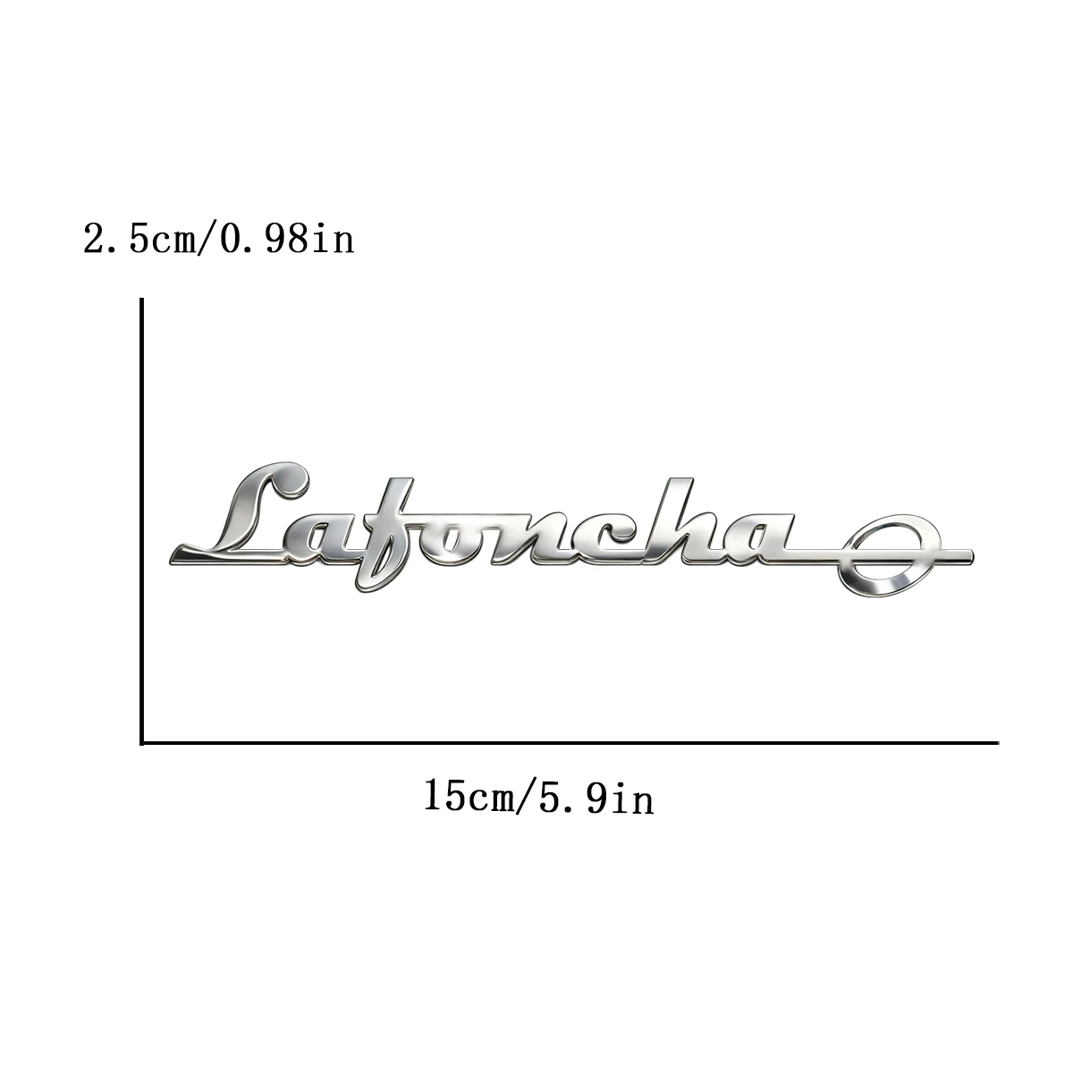Metal Trendy Unique Symbol YOUR NAME Font Stickers Custom Logo Applicable to Car Trunk, DIY Accessories Personalized Badge Gifts image 6