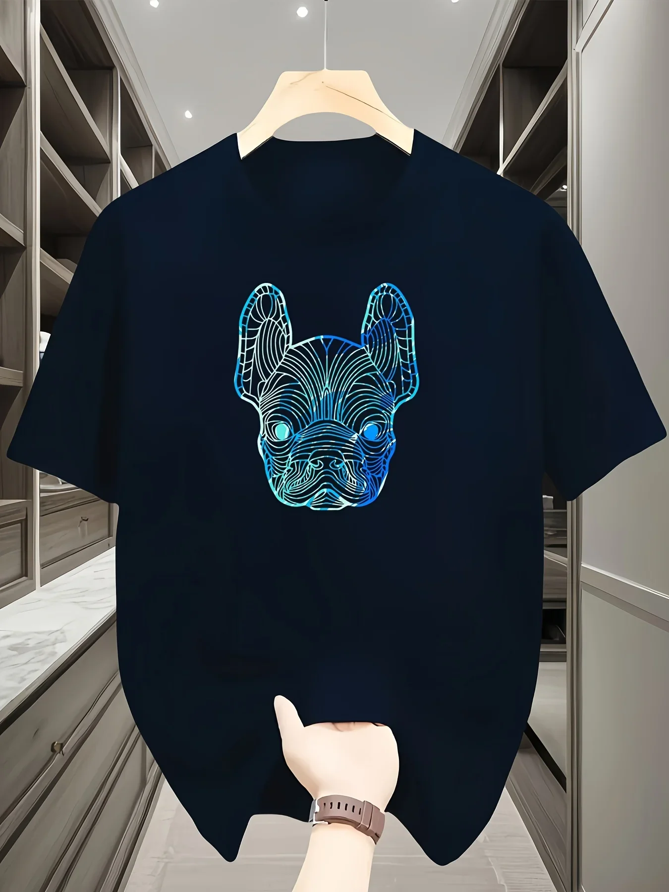 Camiseta Masculina de Moda Streetwear, Camisetas Gráficas Unissex, Roupas Masculinas com Estampa de Matador Francês, Tops de Manga Curta com Gola Redonda