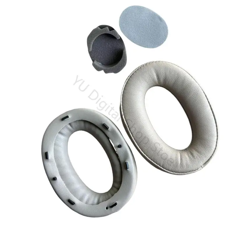 96BA 1 Paar Ersatz Ohr Pad für MDR-1000X Bluetooth-kompatibel On-Ear-Kopfhörer Weiche Ohr Kissen Schaum Abdeckung – Detail 4