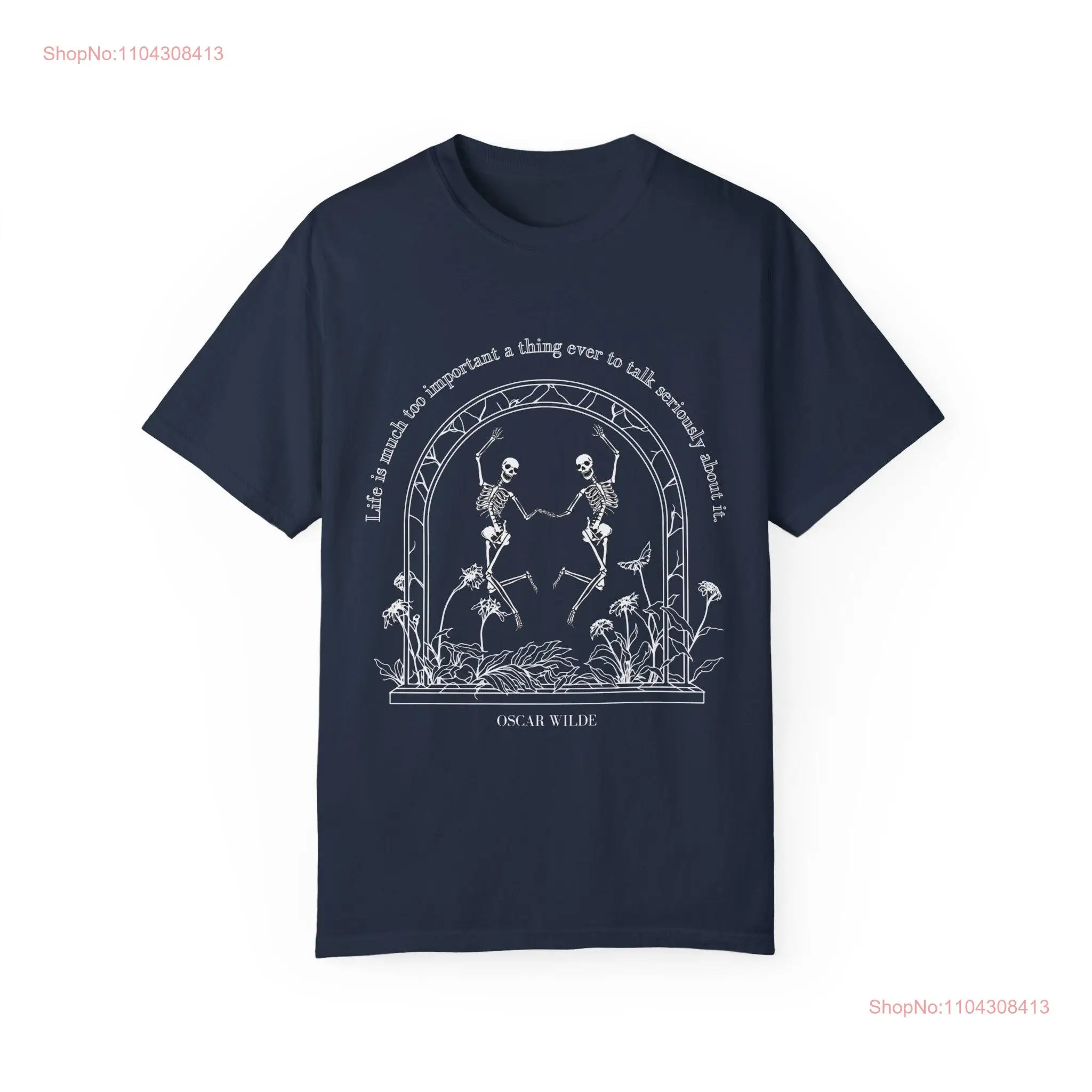 Camiseta con cita de Oscar Wilde de otoño de Dark Academia, colores cómodos, poesía literaria inspiradora de otoño
