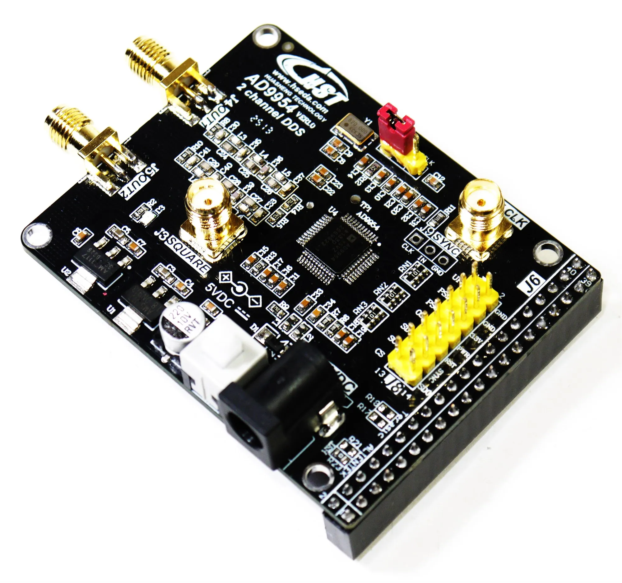14bit 200M two-channel 400M 14-bit SPI output AD9954 development board high-speed DDS module