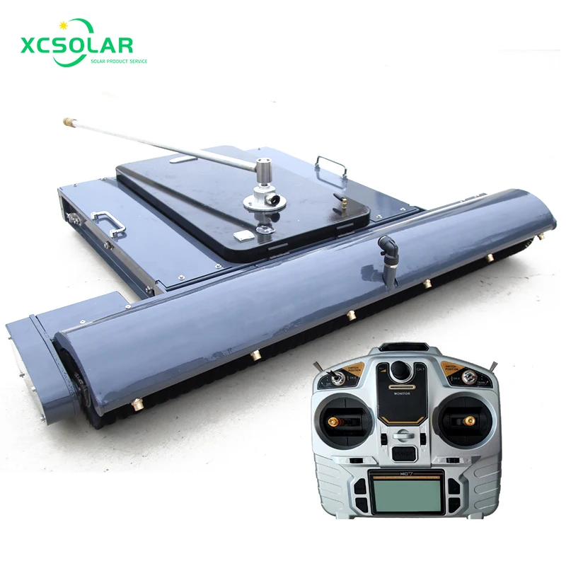 New Automatic Industrial Smart Solar Panel Cleaning Brush Outdoor High-Efficiency Commercial Photovoltaic Cleaning Robot  //