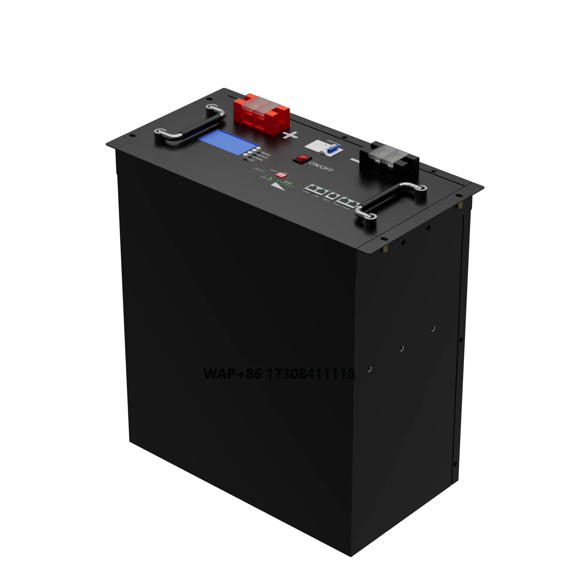 24V 200Ah Wall-Mounted Solar System LiFePO4 for 5.12kWh Lithium Battery Home Storage off Grid Rack-Mounted