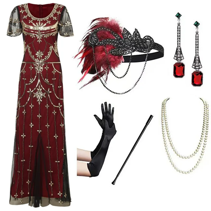 Embroidery Machine Embroidery Gown Maxi Length Elegant with Spring Dress Elegant Style Long Dress Spring for Women