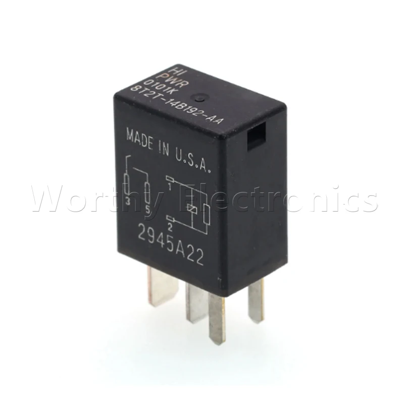 

Free shipping 10pcs/lot relay 12VDC 4PIN/5PIN 8T2T-14B192-AA 8T2T-14B192-AB 8T2T-14B192-BA