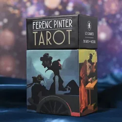 Ferenc Pinter Tarot 12*7cm Beyond The Edges of Reality In Rigid Box with Guidebook for Beginners 78 Pcs Cards