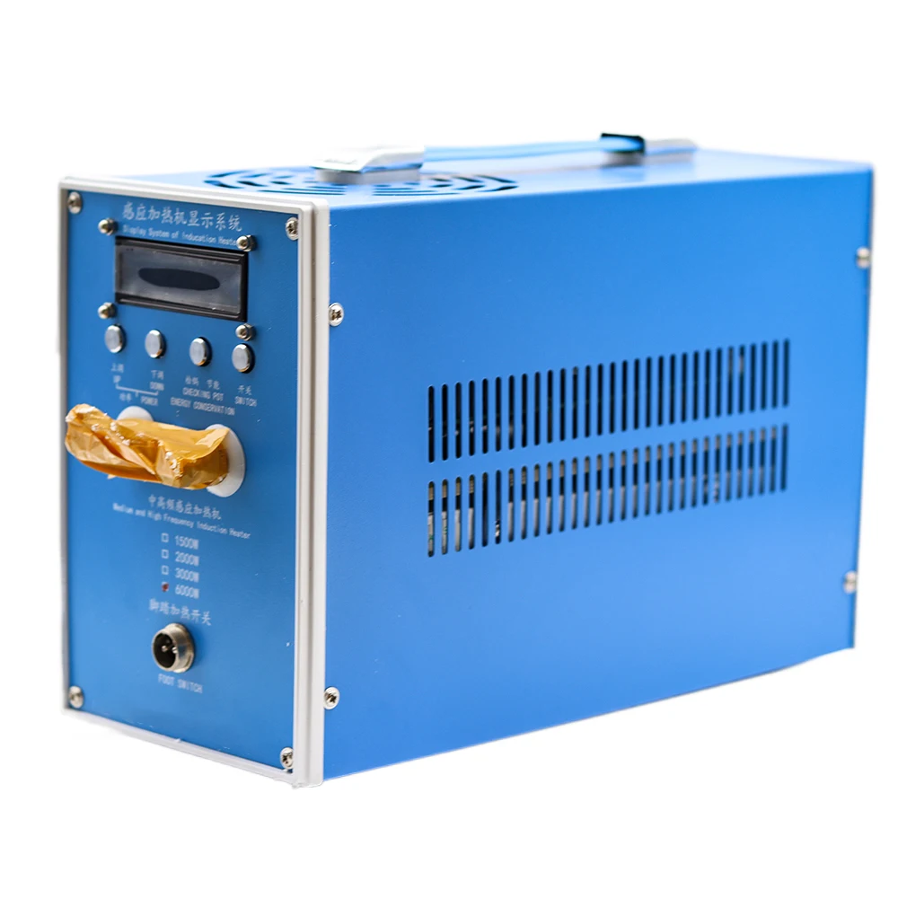 6000W High-frequency Induction Heating Machine ZVS Induction Heater Silver Gold Melting Furnace 220V 110V