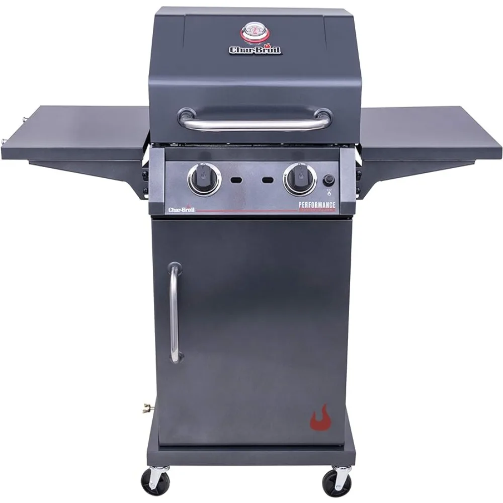 

Infrared Cooking Technology 2-Burner Cabinet Propane Gas Stainless Steel Grill Electronic Ignition Is Convenient and Fast